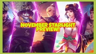 NOVEMBER VALE STARLIGHT SKIN PREVIEW! INCLUDING GUINEVERE 