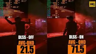 Cyberpunk 2077: Predator Helios 300 PH317-56-72QY. DLSS OFF vs DLSS ON