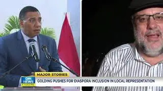 Golding Pushes for Diaspora Inclusion in Local Representation | @CVMTVNews