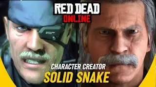 SOLID SNAKE: Character Creator (Metal Gear) RDR2