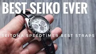 Seiko Speedtimer Best Straps & Strapcode Oyster Bracelet SSC813P1 SBDL085 Review