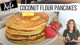 Keto Coconut Flour Pancakes - Super Soft & Fluffy!!!