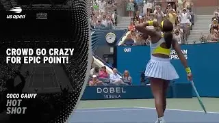 Coco Gauff Wins Marathon 37-Shot Rally! | 2024 US Open