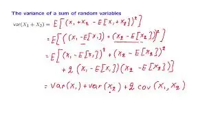 L12.7 The Variance of the Sum of Random Variables