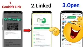 Gb WhatsApp Could not link device try again later | Gb Whatsapp Login Problem | couldn't link gb