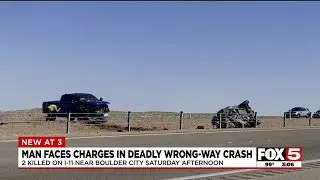 Two Arizona residents killed in wrong-way crash near Boulder City