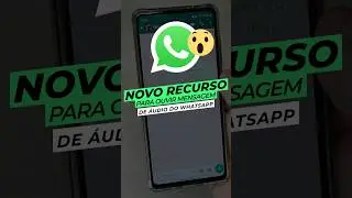 ✅NOVO RECURSO P/ OUVIR MENSAGEM DE ÁUDIO!