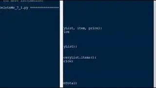 Python Class Dictionary