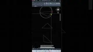 Draw a circle using two endpoints of the diameter in AutoCAD #autocad #autocadforbeginners