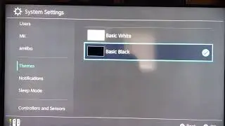 How to Enable Dark Theme on Nintendo Switch (easy)