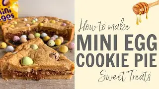 How to make a Mini Egg Cookie Pie! Recipe #Shorts