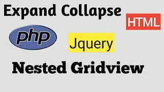 Nested Gridview of HTML Table in PHP Using Jquery Expand and Collapse