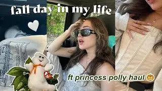 FALL day in my life vlog + princess polly haul ! 🍂