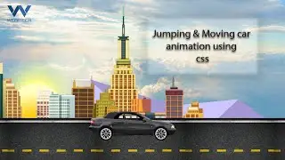 How to Create a Stunning Moving Car Animation with HTML & CSS |CSS Website Animations