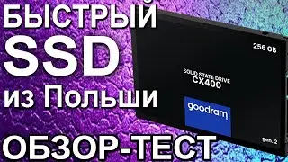 БЫСТРЫЙ БЮДЖЕТНЫЙ SSD GOODRAM CX400 256 Gb ОБЗОР ТЕСТ