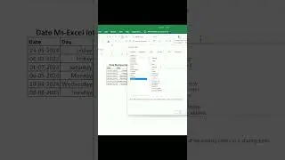 Excel interview questions Day Month Year in Excel 