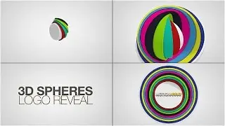 After Effect Template 3d Sphere Logo Reveal