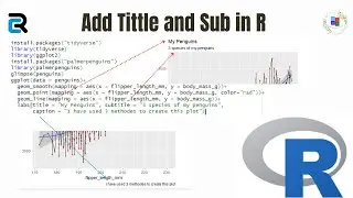 How to add Tittle and Caption using Labs Function in a Plot in R?