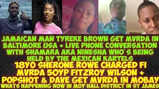 Tyreke Brown Get MvRDA In Baltimore USA/Live Phone Convo Ninesha Help By Mexican Kartel Fi Money