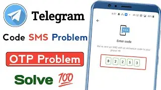 Telegram code sms problem | Telegram otp problem | Telegram code sms problem bangla