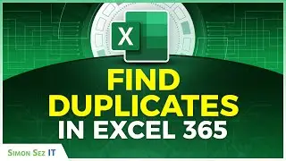 How to Find Duplicates in Excel 365