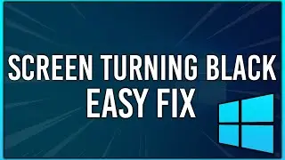 How To Fix Screen Going Black in Windows | Blackscreen while gaming | 2022