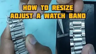 How to Resize Adjust a Watch Band