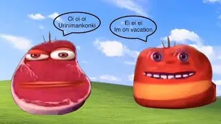 Oi oi oi red larva vs Ei ei ei Im on vacation