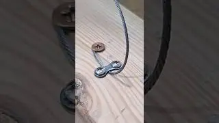 An Amazing Tricks & Ideas With Steel Cable #howto #diy #tutorial #tips #shorts #youtubeshorts