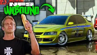 NFS Unbound - Paul Walker Mitsubishi Lancer Evolution IX | Fast and Furious Car Build