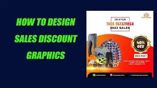 How to Design A end of year or month Discount Sales Graphic Design Using Photoshop