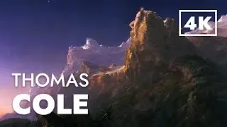 Thomas Cole's Art in 4K: A Visual Journey with Elegant Background Music