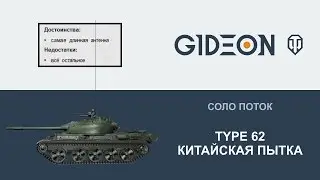 Стрим: Type 62 как танк?
