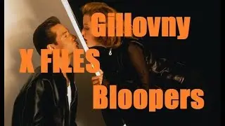 Gillovny bloopers (The X Files David Duchovny Gillian Anderson) stars of Californication Fall