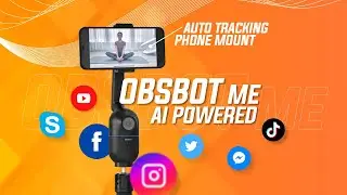 OBSBOT Me Ai Smart Tracking Phone Mount For Any Android, Apple iPhone & Any Social Media, Facetime