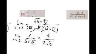 Calculus Help: Different type of limits (Basic) - How to solve