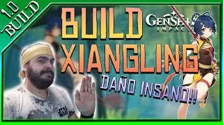 LA MEJOR BUILD PARA XIANGLING DPS GENSHIN IMPACT gameplay español | NEXER