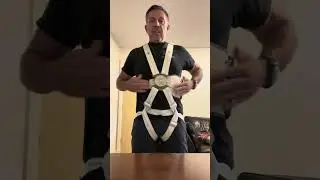 How to correctly fit a World War II RAF pilots parachute, bail out parachute ￼