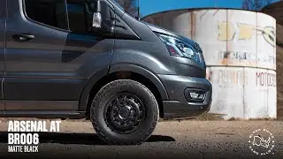 Black Rhino BR006 Arsenal AT | Matte Black | 16x6 | Ford Transit