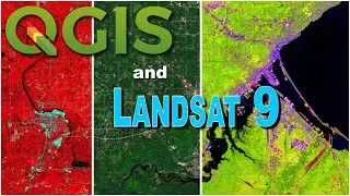 Landsat 9 Image Display with QGIS