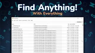 Everything Search is Everything