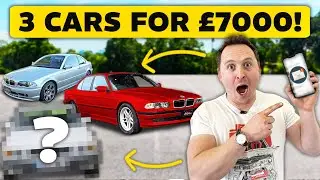 I BOUGHT 3 RARE CARS FOR £7000
