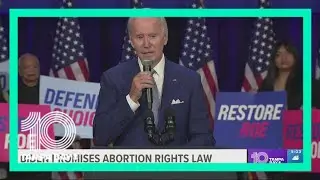 President Biden vows abortion legislation as top priority next year