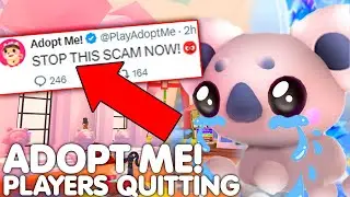 😡ADOPT ME PLAYERS QUITTING BECAUSE OF THIS NEW HUGE SCAM...🤦‍♂️🔥 (BEWARE!) ROBLOX