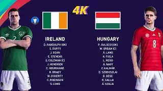 eFootball PES 2021 Gameplay [PS5 4K] Ireland vs Hungary-Friendly match [KONAMI]