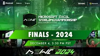 Microsoft Excel World Championship 2024 - Finals