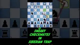 ✔Siberian Chess trap 2 in Smith-Morra Gambit | Checkmate in 10 moves🔥🔥 #chesstraps #chess #checkmate