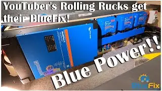 YouTuber's Rolling Rucks Pay Us A Visit || Two DC Chargers || 3KVA Multiplus