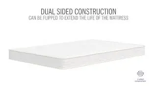 Solace 6 Inch Bonnell Coil Flippable Mattress