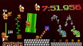 Super Mario Bros.: The Lost Levels Any% 8-4 Speedrun in 7:51.956 (without loads) *WR*